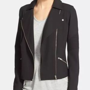 Trouve zippered motorcycle jacket/blazer.